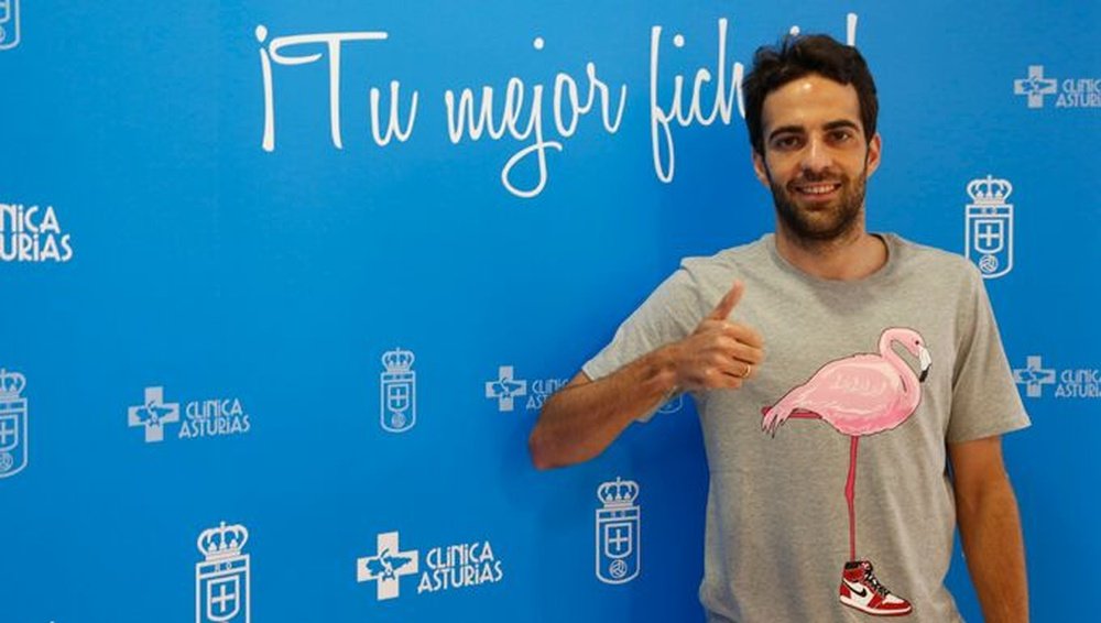 Borja Gómez ya no vestirá la camiseta del Oviedo. RealOviedo