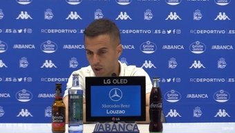 Borja Jiménez, entrenador del Deportivo, habló en rueda de prensa. Captura/RealClubDeportivoLaCoruña