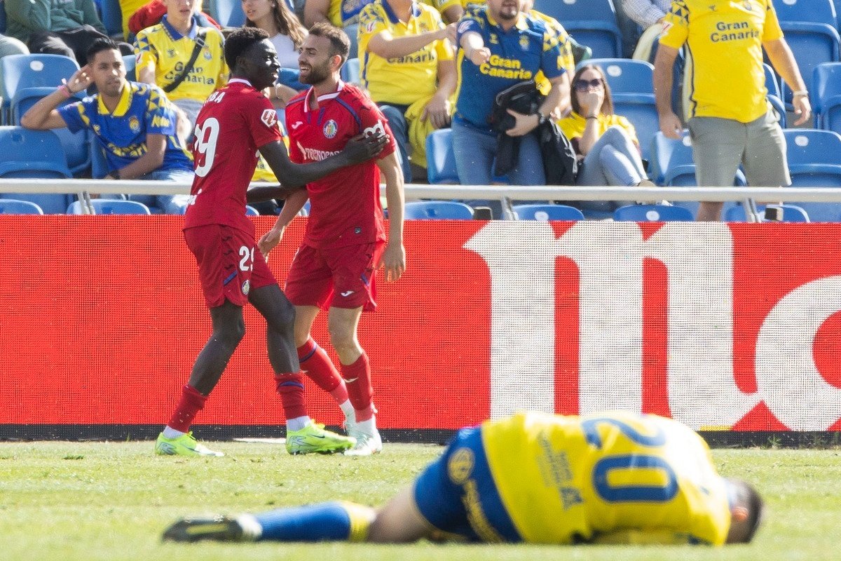 Borja Mayoral volvió a marcar contra Las Palmas. EFE