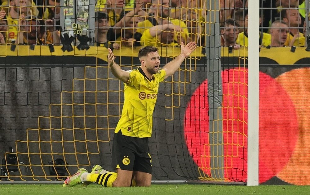 Niklas Fullkrug scored the only goal in the first leg between PSG and Dortmund. EFE