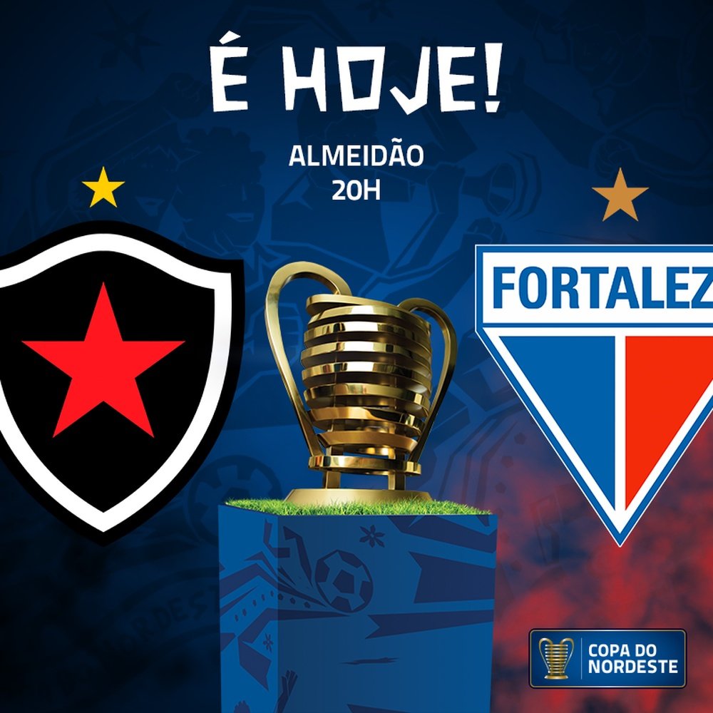 Prováveis escalações de Botafogo-PB e Fortaleza. Twitter @CopaDoNordeste