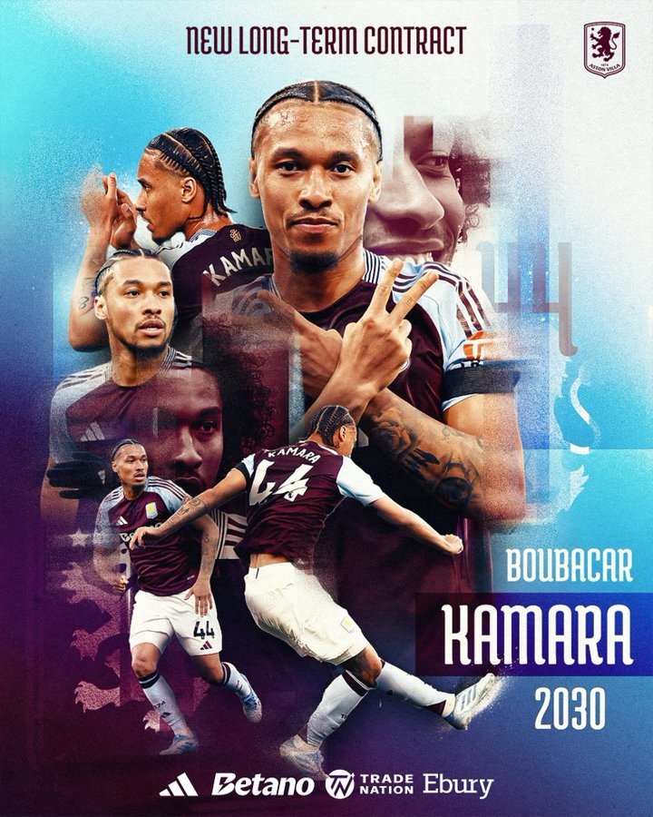 OFFICIEL : Boubacar Kamara prolonge avec Aston Villa jusqu’en 2030