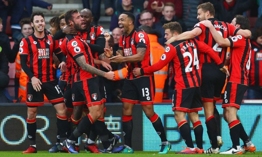 El Bournemouth sólo pudo llevarse un punto en casa ante el Watford. AFP