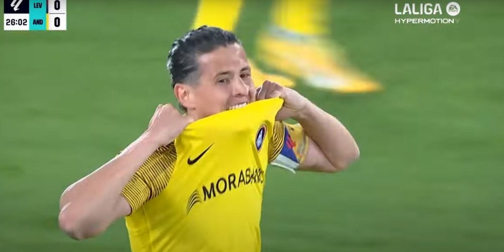 El Andorra afronta su primer partido sin Eder Sarabia a la espera del nuevo míster. YouTube/LaLiga