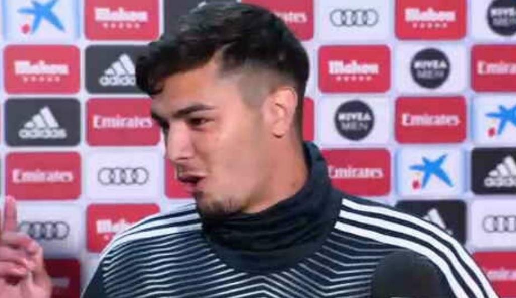 Brahim Diaz started against Huesca. Captura/Movistar+