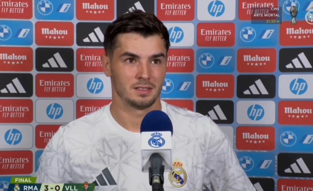 Brahim habló tras la victoria en casa. Captura/RealMadridTV