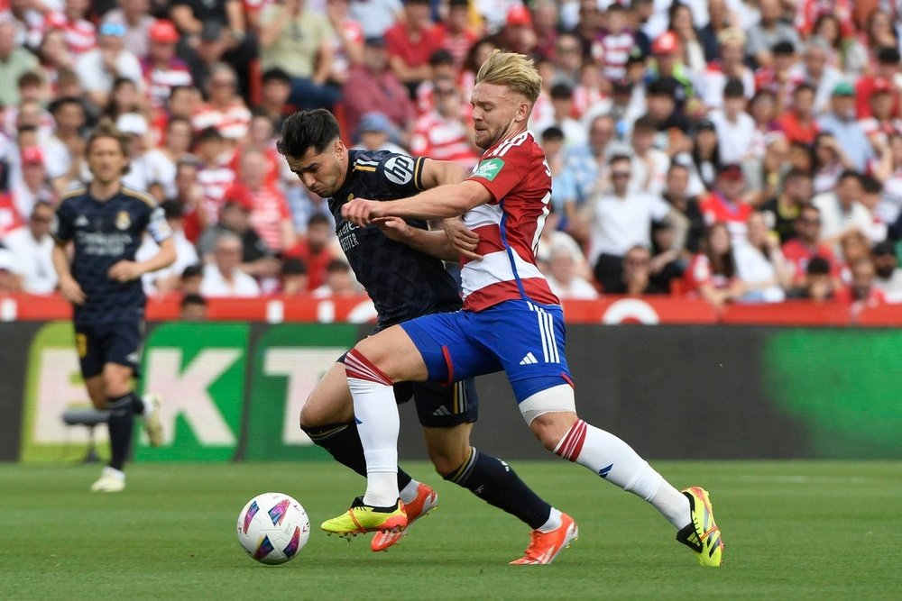 Jozwiak signed for Granada in the last January transfer window. EFE