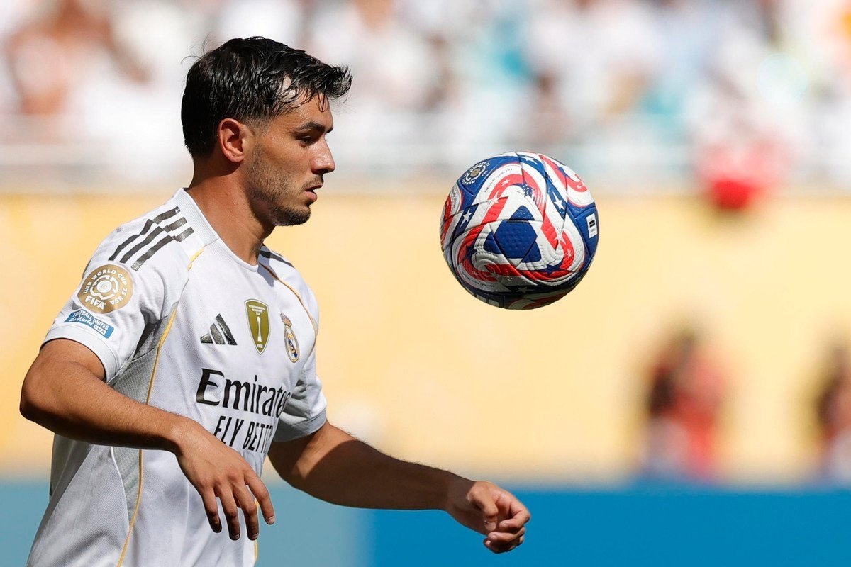 A Brahim Díaz le gustaría continuar muchos años en el club 'merengue'. EFE