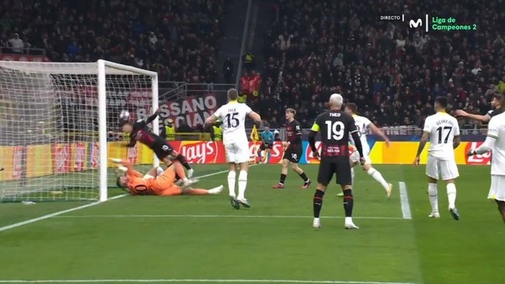 Brahim Diaz puts AC Milan ahead after double save by Forster