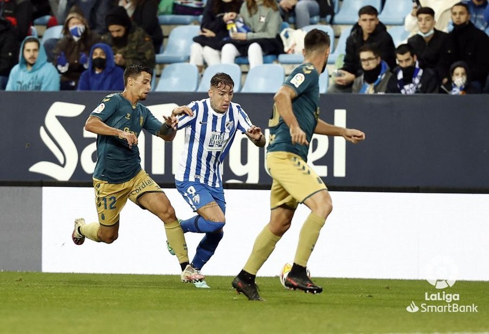 El Málaga venció 2-1 ante Las Palmas. LaLiga