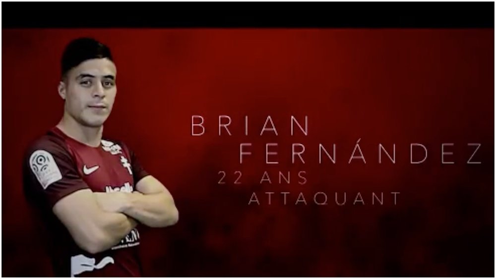 Brian Fernández vai jogar na Ligue 1 pela primeira vez na sua carreira. FCMetz