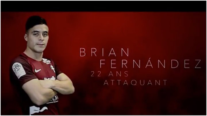 OFICIAL: Brian Fernández reforça o Metz