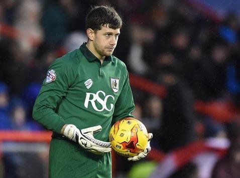 Bristol City goalie Frank Fielding will be out for up to four months. BristolCityFC