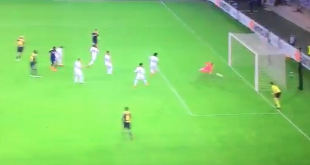 Bruma put Leipzig ahead early on. Captura