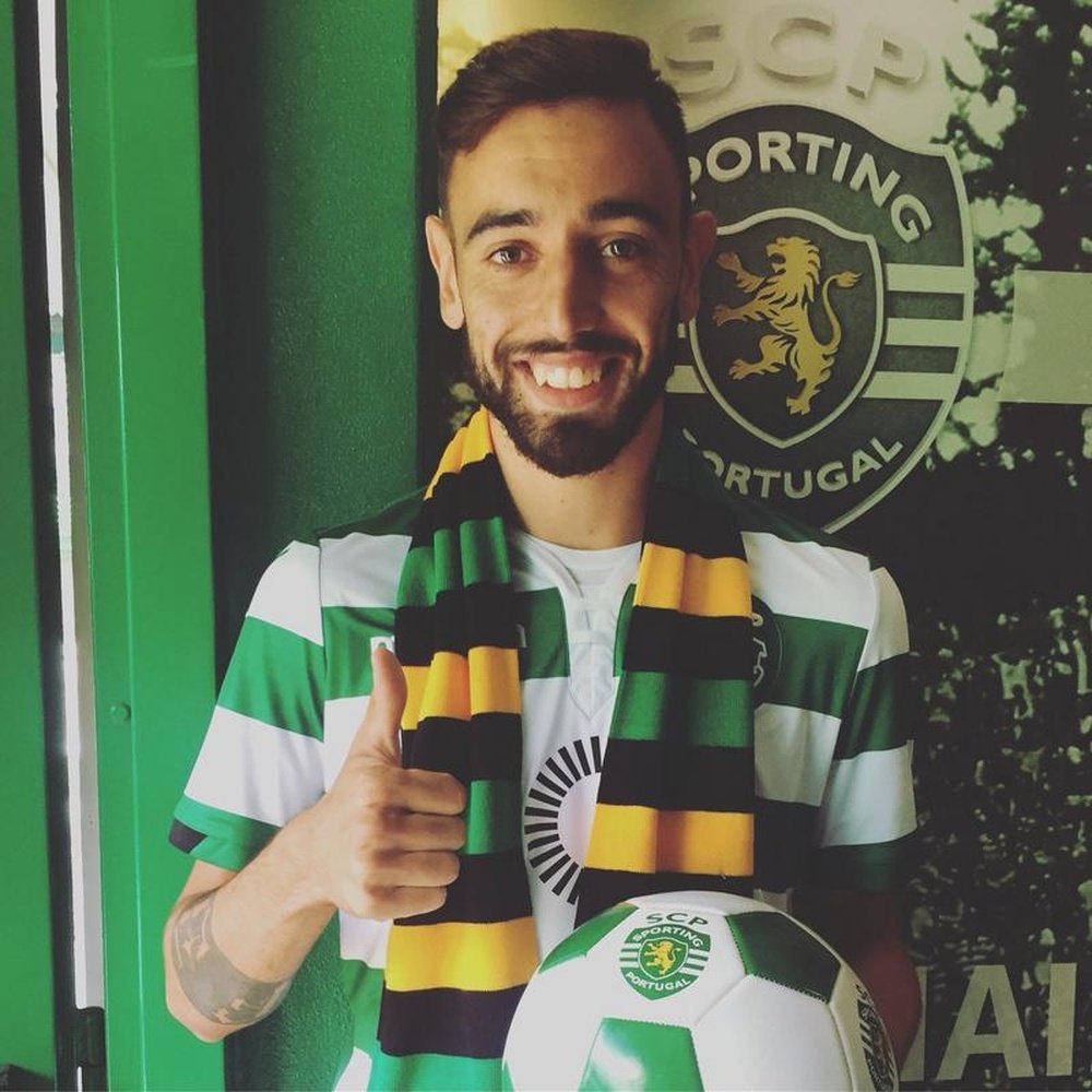 Bruno Fernandes regressa a Alvalade. Twitter/SCP