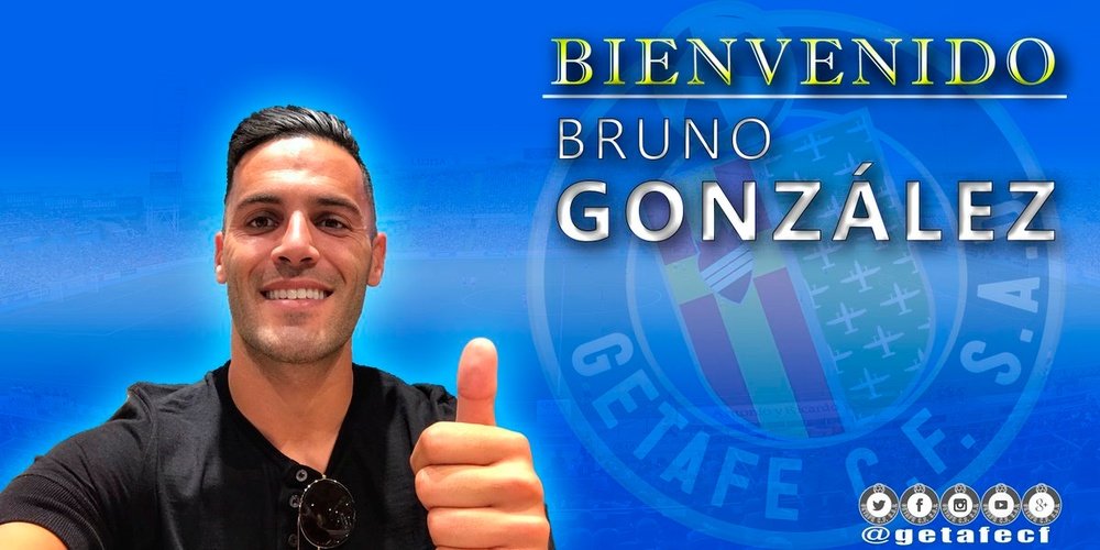Bruno González, nuevo jugador del Getafe. GetafeCF