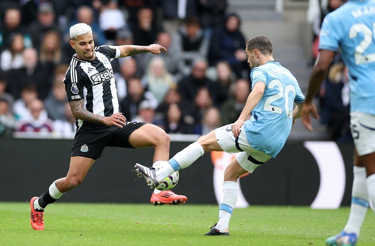 Newcastle y City empataron en Saint James' Park. EFE