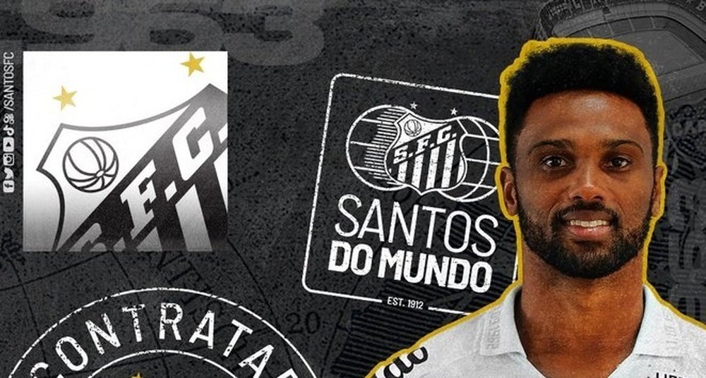 Santos anuncia a contratação de três destaques do Água Santa. Twitter Santos