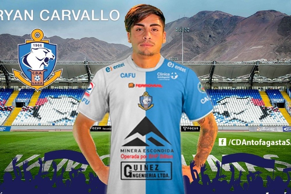 Bryan Carvallo, nuevo jugador de Antofagasta. CDAntofagasta