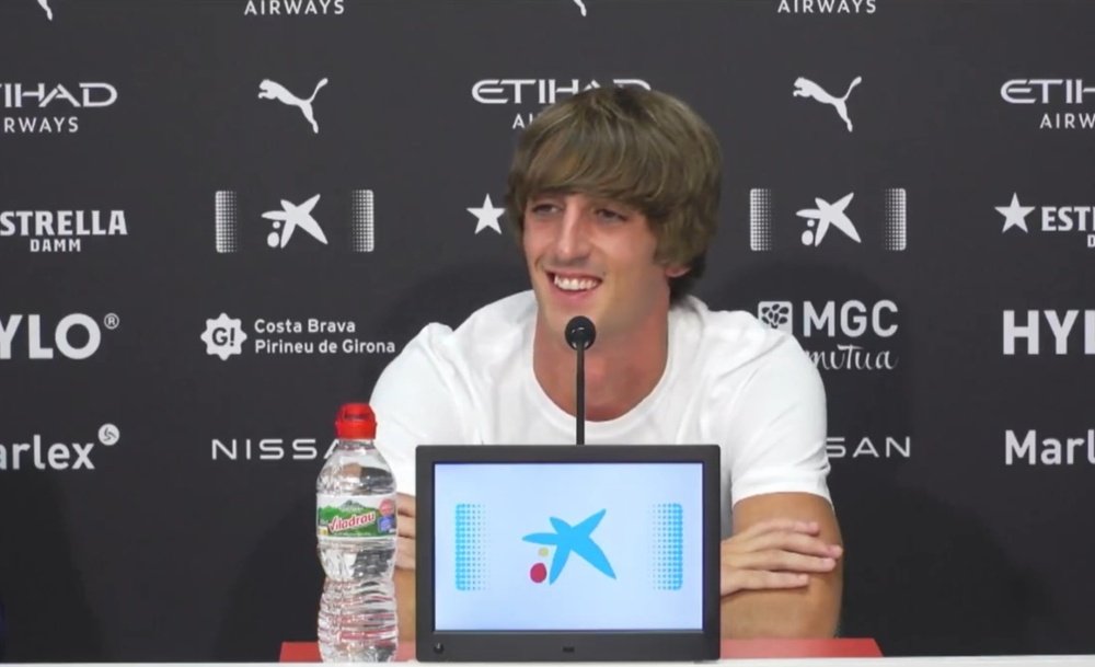 Bryan Gil does not want to be compared to Savinho. Screenshot/GironaFC