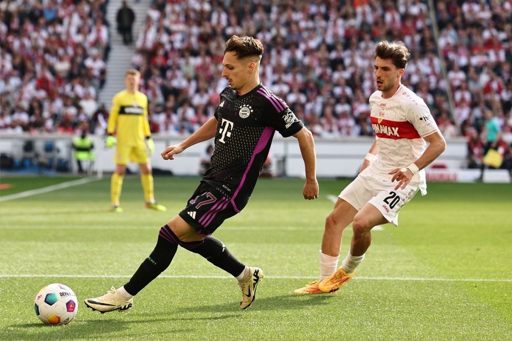Bryan Zaragoza has hardly had any playing time since he joined Bayern. EFE