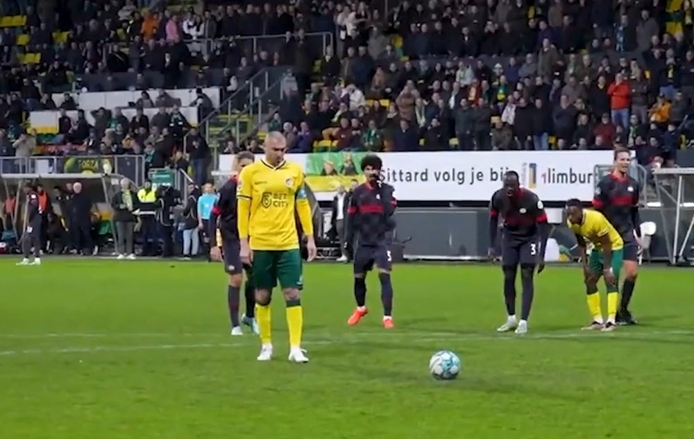 Fortuna Sittard got a draw for Sittard v PSV. Screenshot/DUGOUT