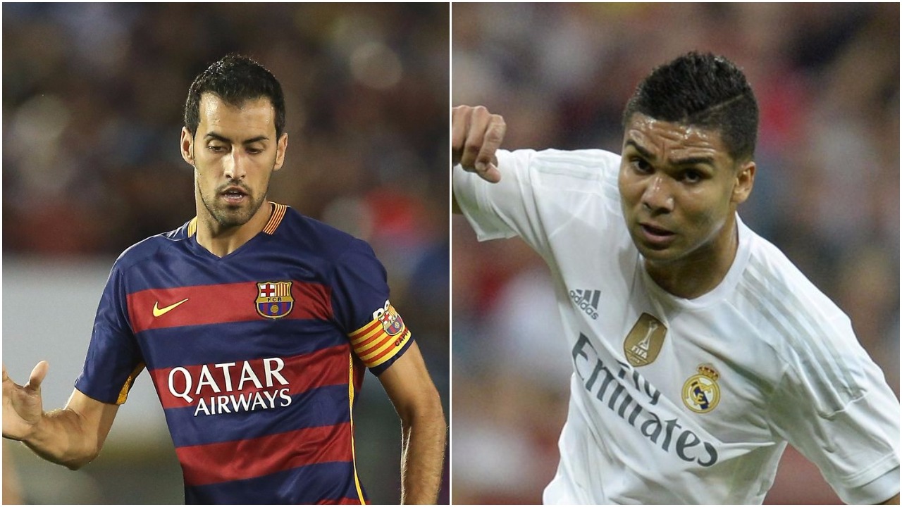 Los pivotes del Clásico ¿Casemiro o Busquets?