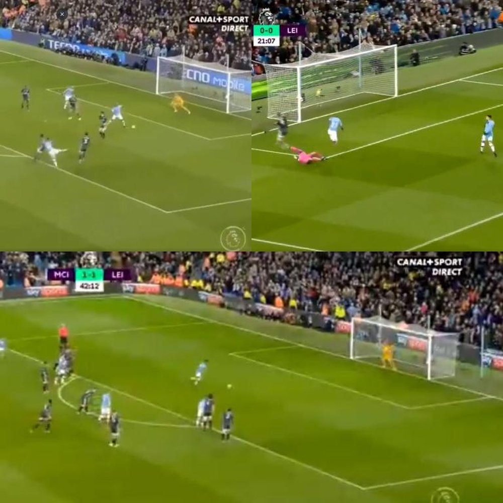La 'remontada' de Manchester City. Captures/Canal+Sport