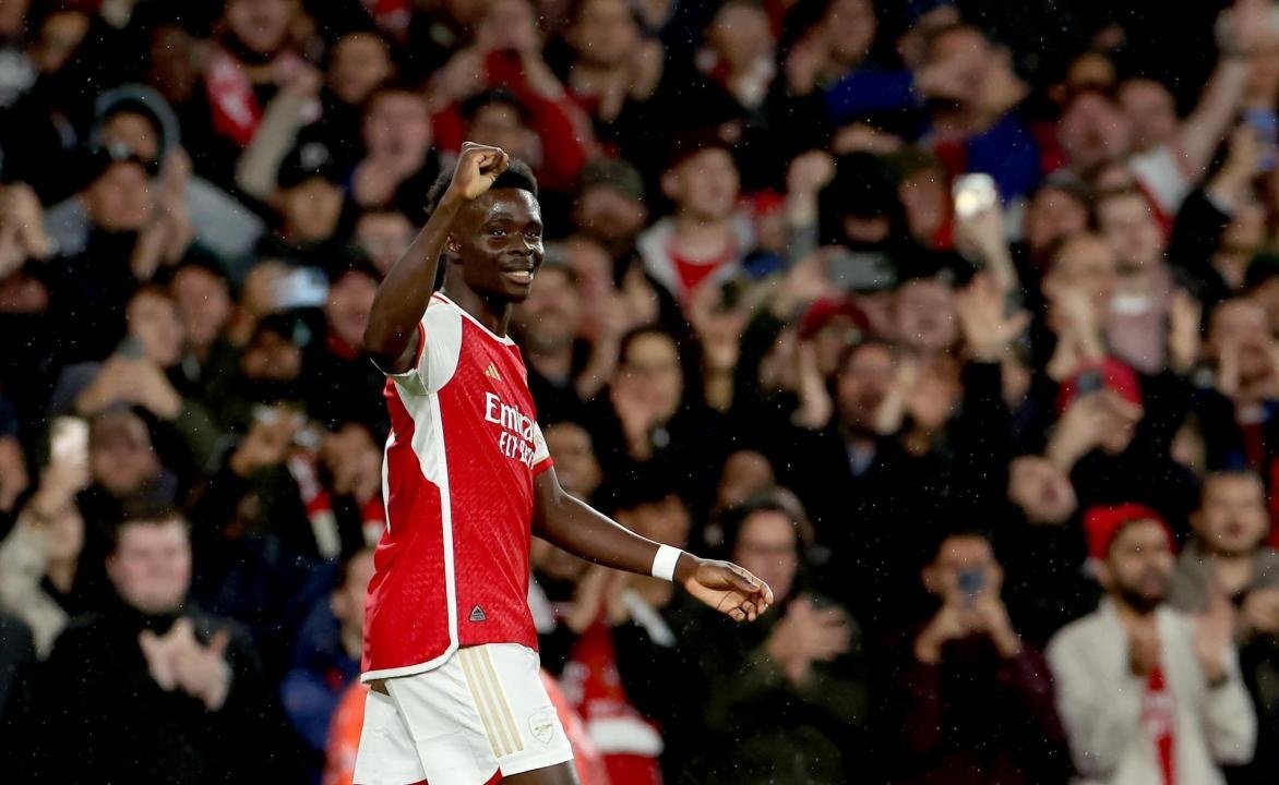 Arsenal star Saka unavailable to face Man City