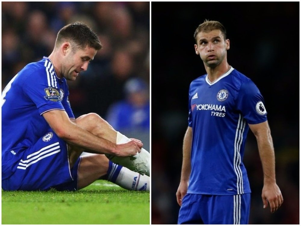 Cahill (L) and Ivanovic (R) have not performed under Conte. BeSoccer