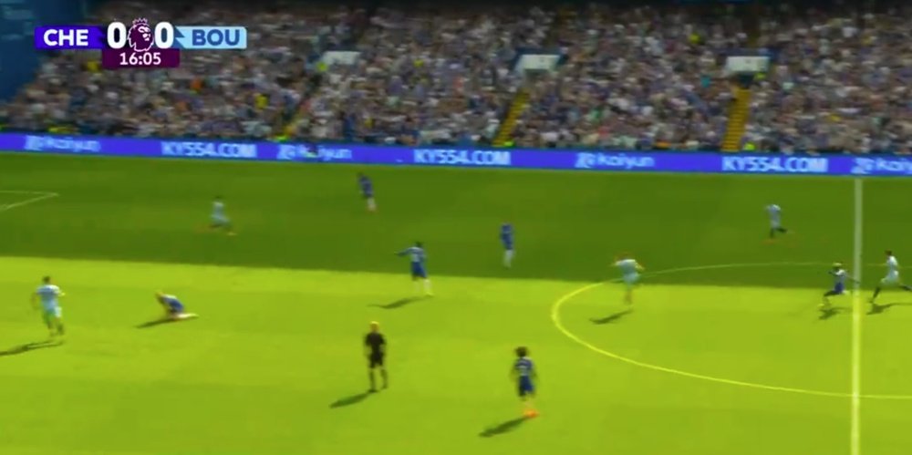 Pochettino's men are facing Bournemouth at Stamford Bridge on Sunday. Screenshot/DAZN