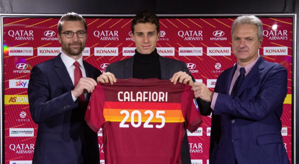 OFFICIEL : la Roma prolonge sa pépite Calafiori jusqu'en 2025