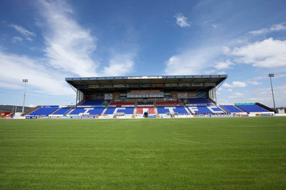 Caledonian Stadium, Iverness' home ground. IvernessFC