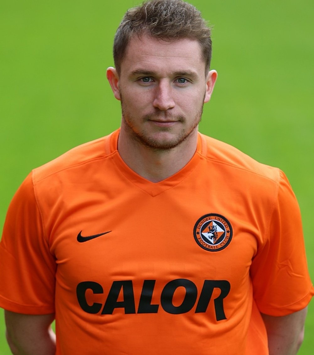 Callum Morris ha vestido la camiseta del Dundee United las dos últimas temporadas. DUFC