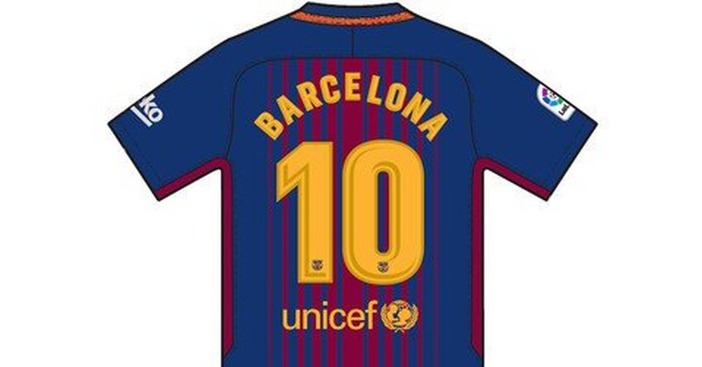 Image du maillot que le Barça utilisera dimanche. FCBarcelona