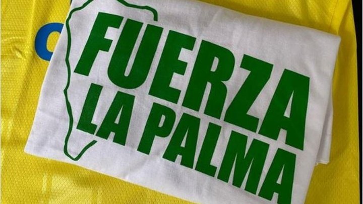 Burgos y Las Palmas saltarán con una camiseta en apoyo a La Palma