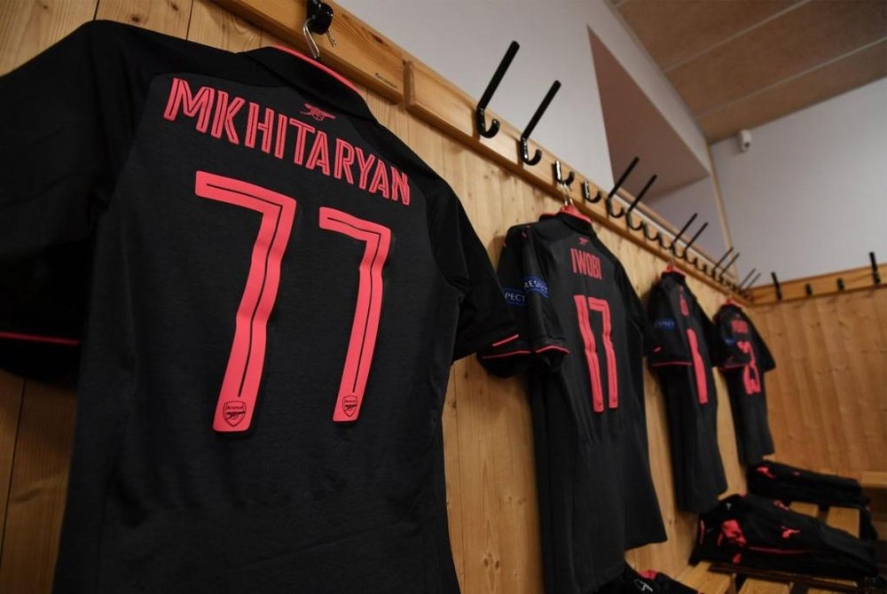 The Armenian will wear number '77' in Europe. Arsenal