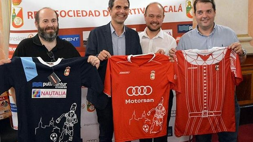 La RSD Alcalá ha sorprendido con su nueva camiseta. RSDAlcalá