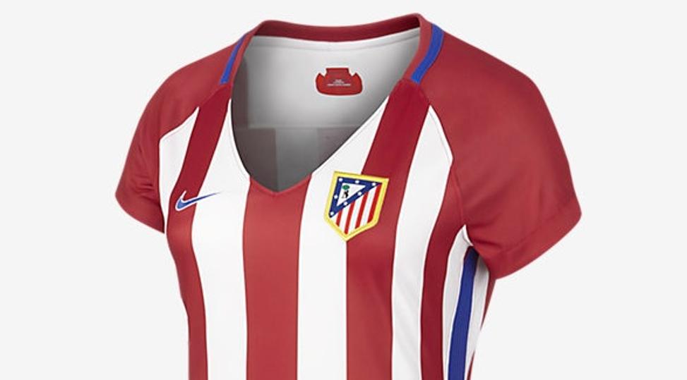 La nueva camiseta femenina Atlético