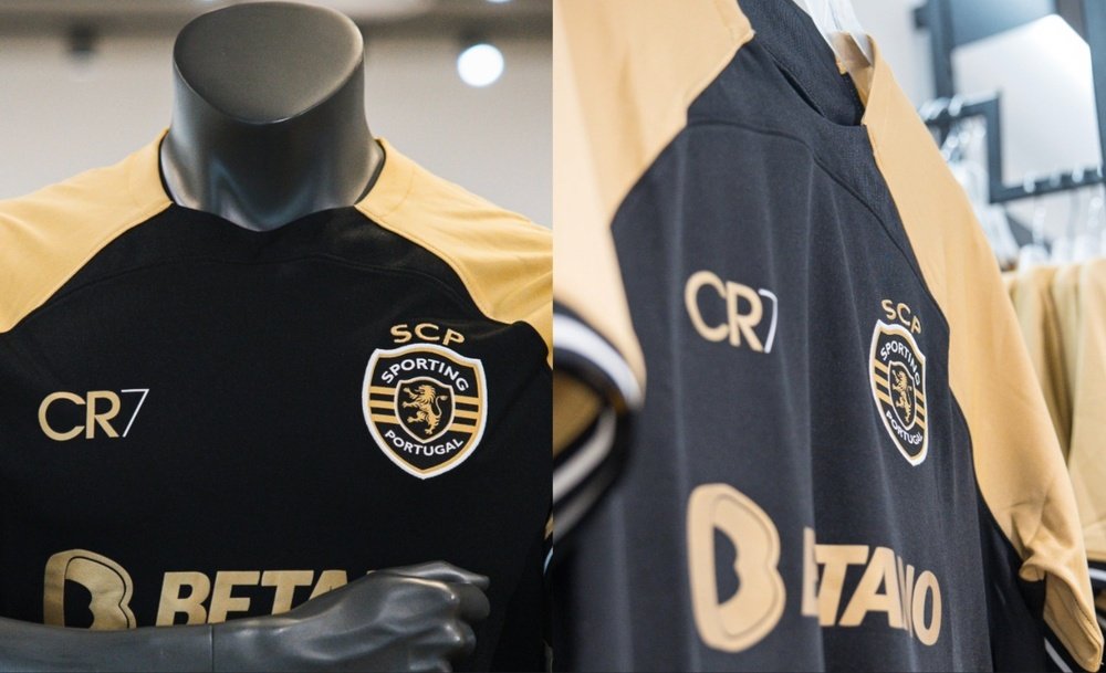 Le Sporting dévoile un maillot en hommage à Cristiano Ronaldo. SportingCP