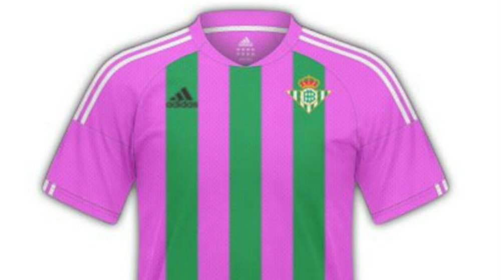 Real Betis Balompié Camiseta Betis Mujer Rosa Uniforme Camiseta