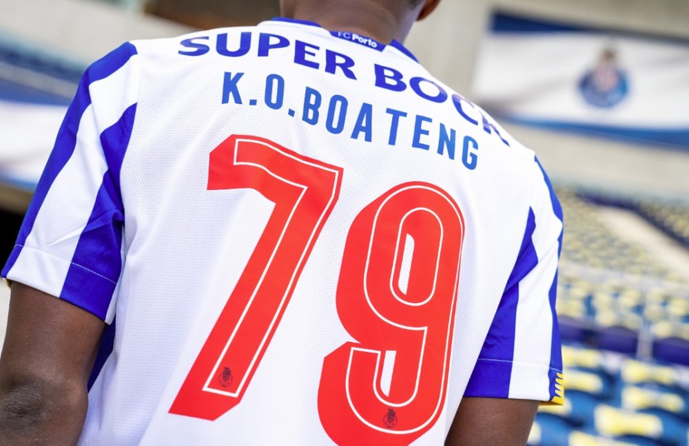 Kelvin Boateng llega al Oporto B. Twitter/FCPorto
