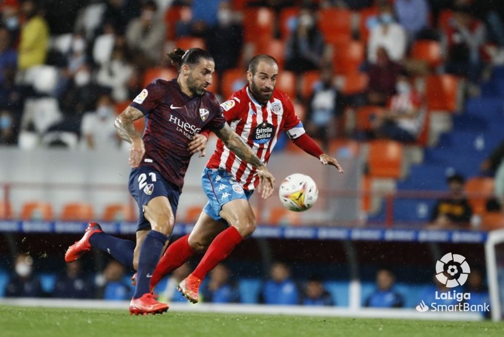 Marc Mateu, ilusionado tras la victoria en Miranda de Ebro. LaLiga