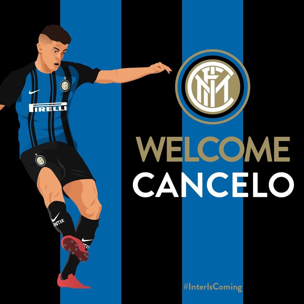 Cancelo, nuevo jugador del Inter de Milan. Inter