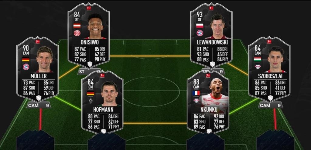 Candidatos al POTM de la Bundesliga del mes de octubre. FUTBIN