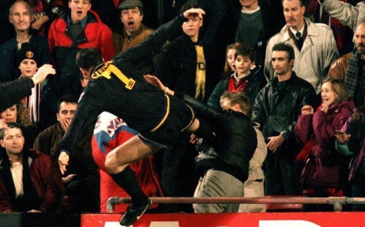 Eric Cantona, leyenda del United. EFE