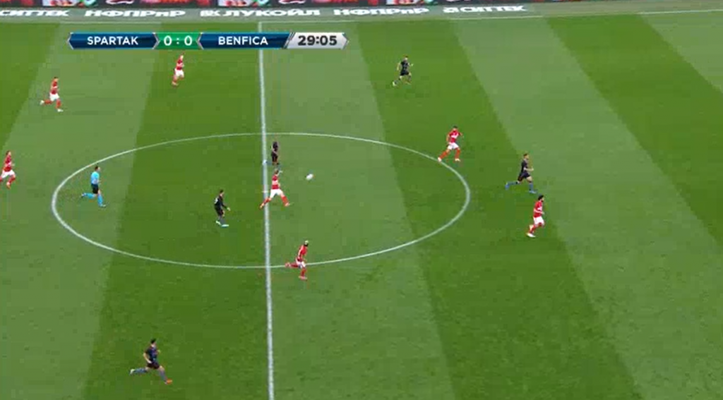 Benfica vence Spartak e se aproxima da Champions