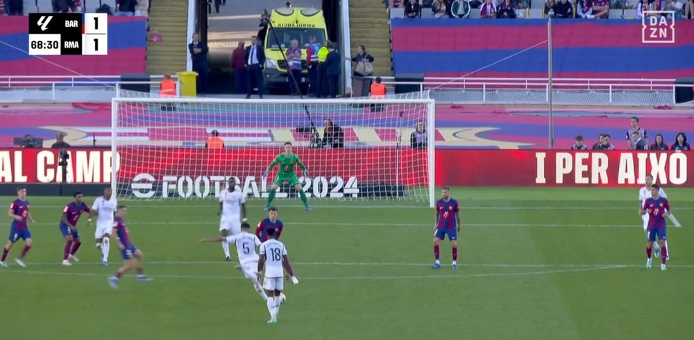 Clamoroso gol di Bellingham. DAZN