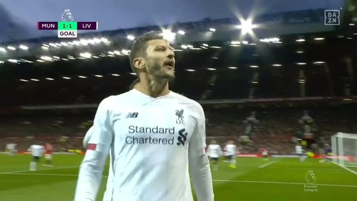 Lallana took advantage of poor United defending to level