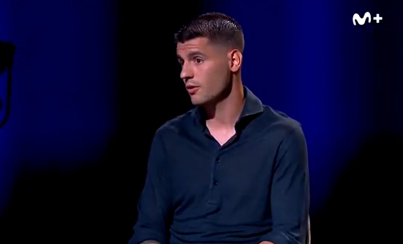 Álvaro Morata se confesó tras el penalti fallado en Múnich. Captura/MovistarFutbol